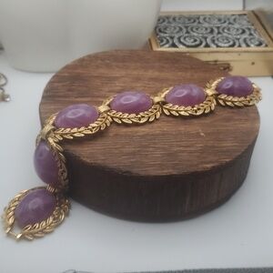 B2213 QVC Isaac Mizrahi‎ purple amythest bracelet 💜